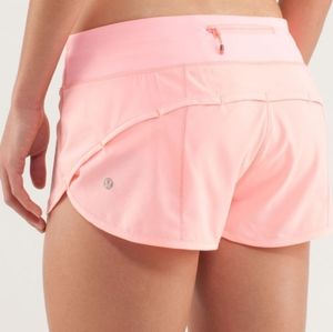 Lululemon Speed Shorts 2.5 Bleached Coral sz.8